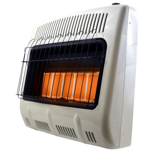 30000 Btu Vent Free Radiant Propane Heater With Thermostat And Blower F1316