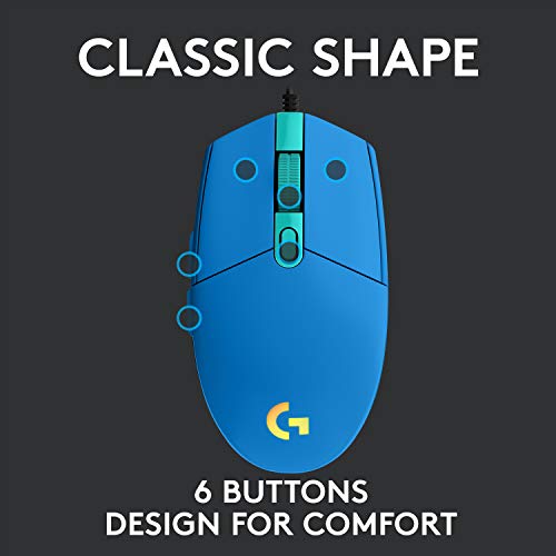 Wired Gaming Mouse with 8,000 DPI and 6 Programmable Buttons R9054