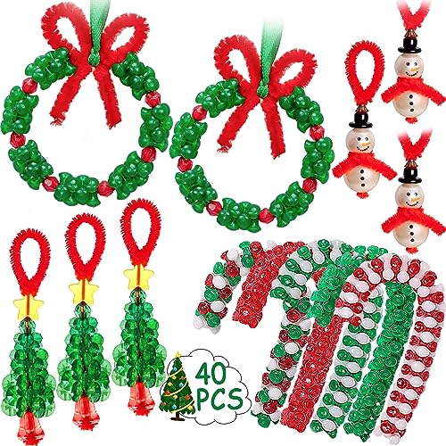 Beaded Ornament Kit, 40 Pieces E734