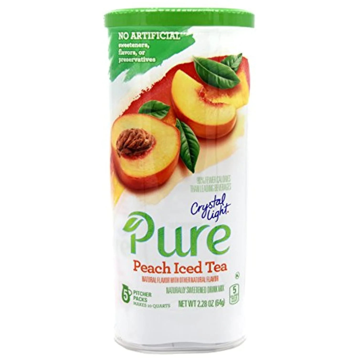 10-Quart Canister (4 Canister Pack) Peach Iced Tea Drink Mix S29679