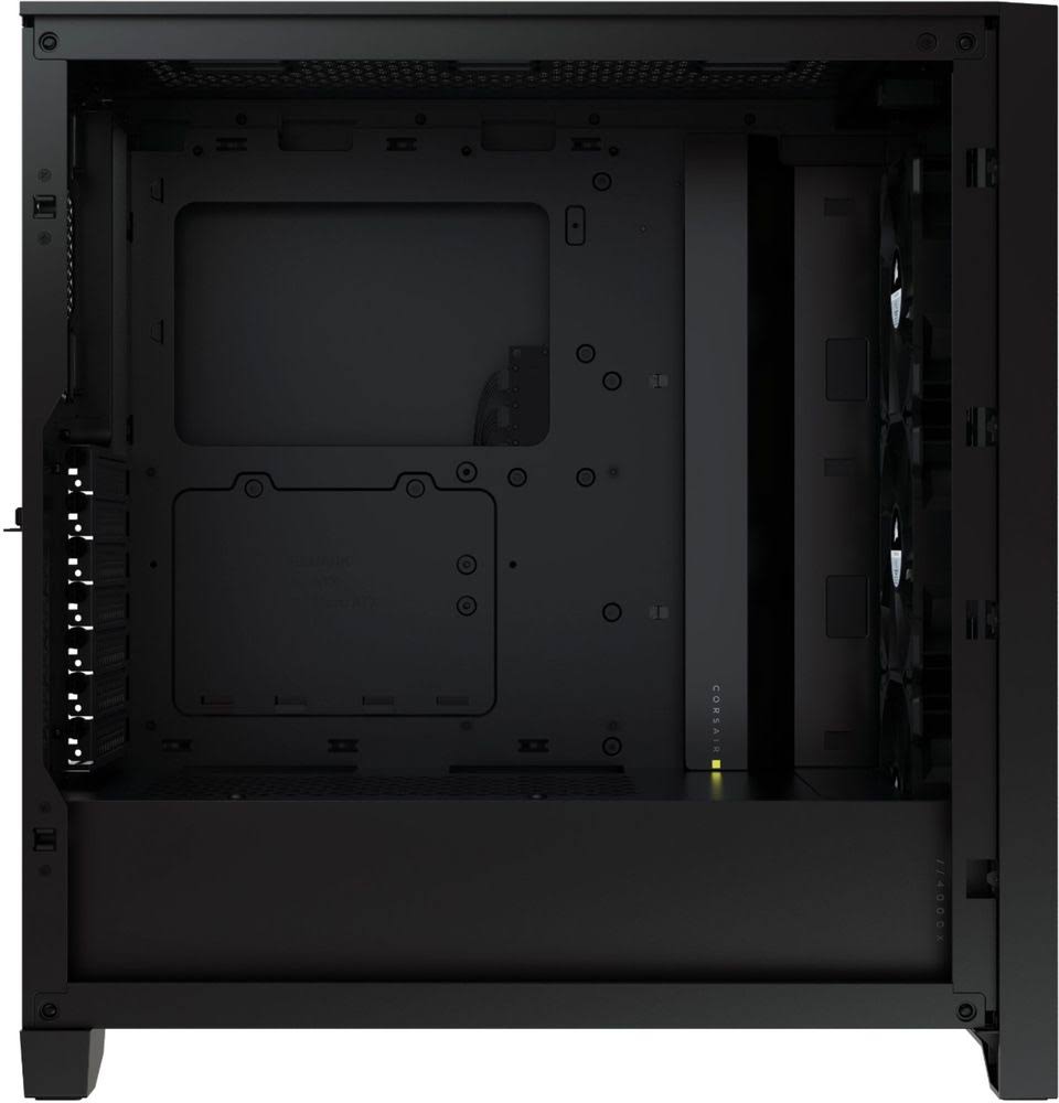 Black Tempered Glass Mid-Tower ATX Case Z59675