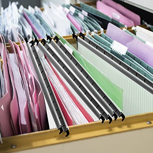 Clear Plastic Hanging File Folders (20, Transparent) U683822