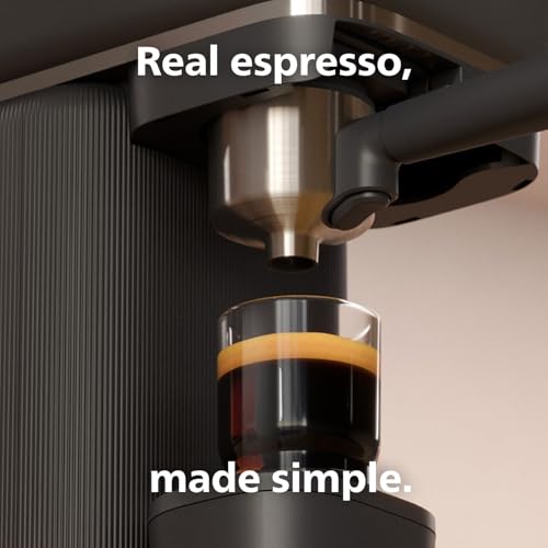 Compact Espresso Machine with Automatic Grinder, 16 Bar Pump Pressure, Black G7310