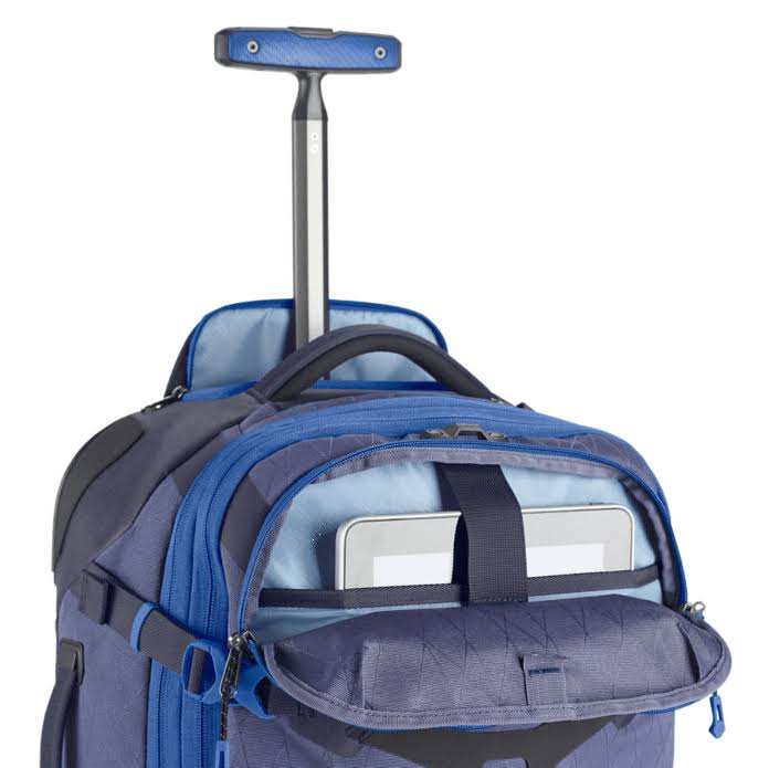 Jet Black Wheeled Duffel F645282