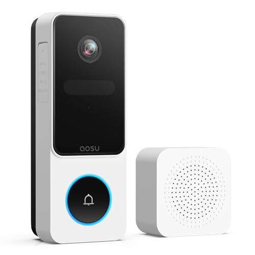Wireless Video Doorbell with Chime O74927