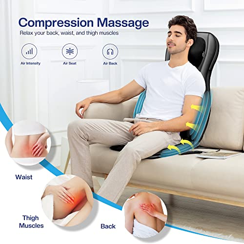 Shiatsu Neck Back Massager with Heat, Dark Gray I558