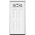 36 in. x 80 in. Primed Steel Prehung Front Exterior Door with Brickmold H461728
