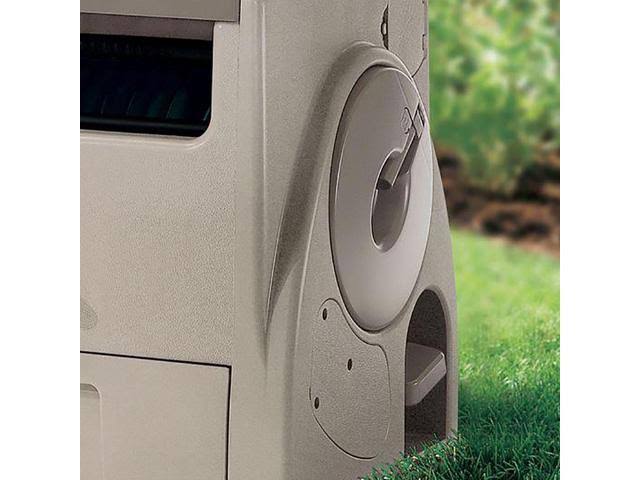 Gray Auto Power Rewind Hose Reel G453447