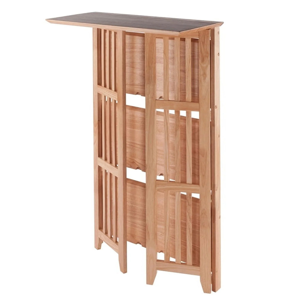 4-Tier Wood Folding Bookcase Q167265