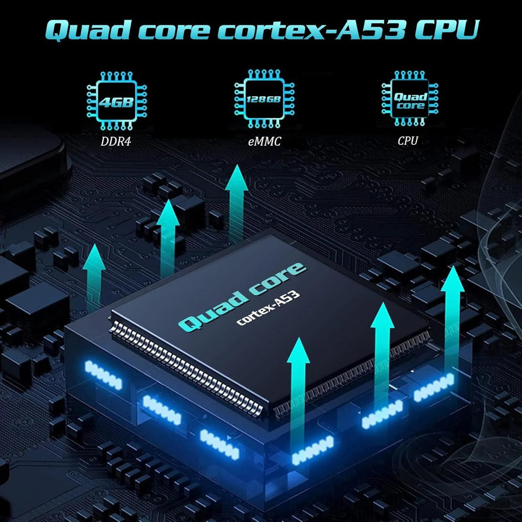 6K Android 10 4GB RAM 128GB Storage Streaming Box with Voice Control Remote U353