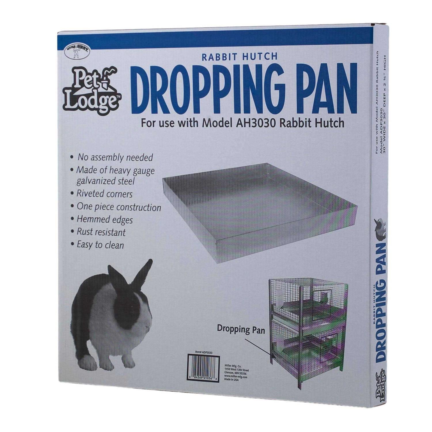 Galvanized Rabbit Dropping Pan Y150245