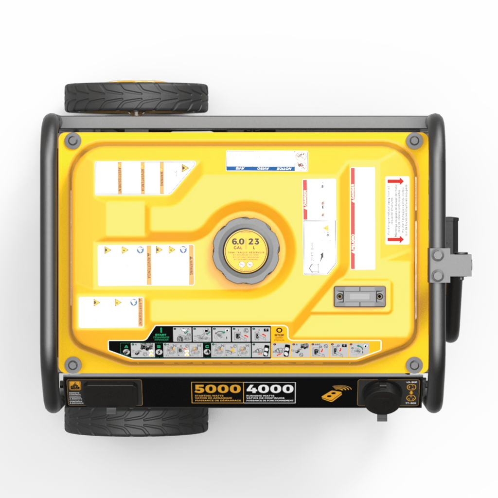 5000/4000 Watt Remote Start Gas Portable Generator F581265