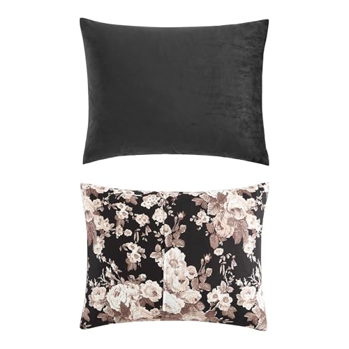 Velvet Solid Pink Full/Queen Comforter Set R78821