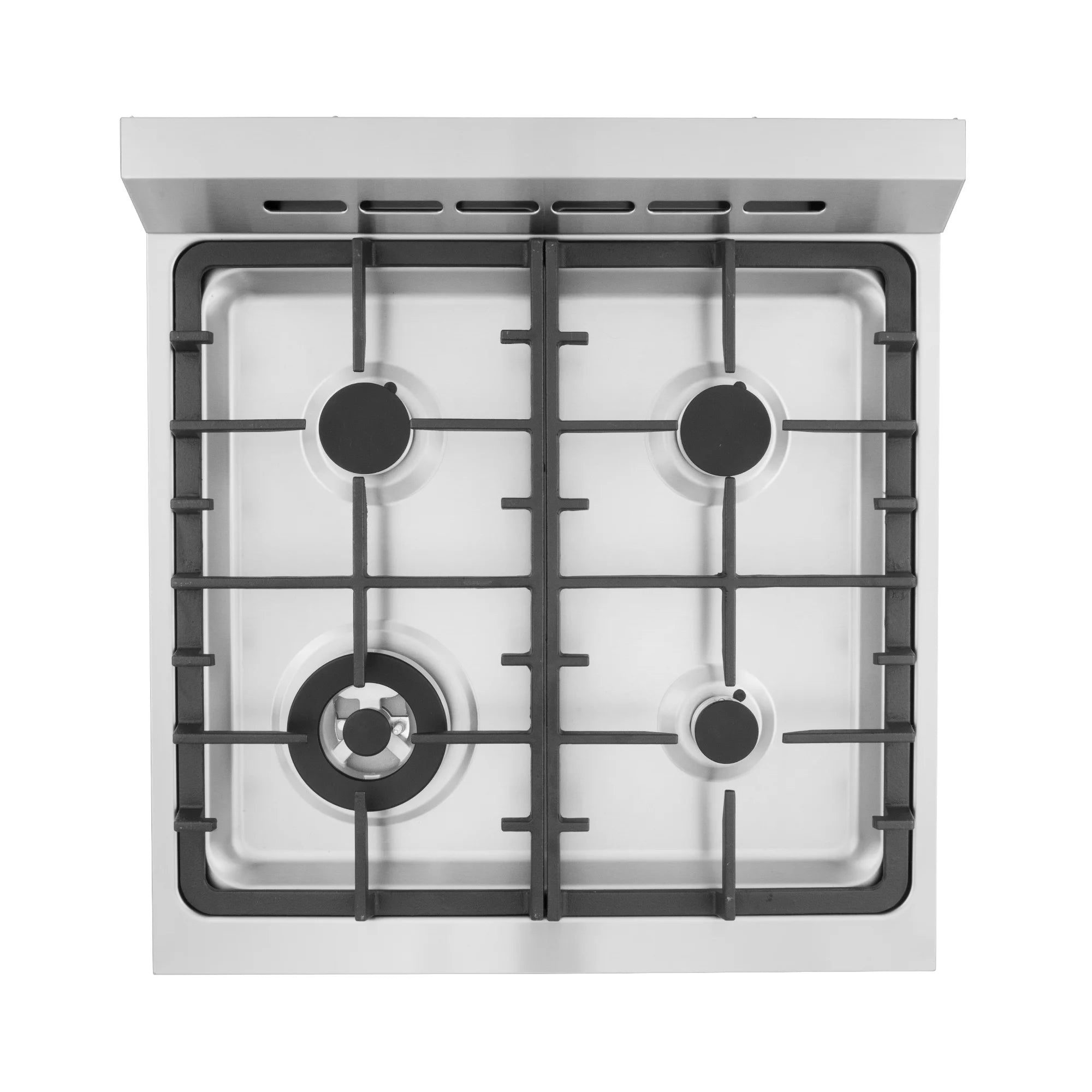 Stainless Steel 4 Burner Gas Range with Cast Iron Grates J223014