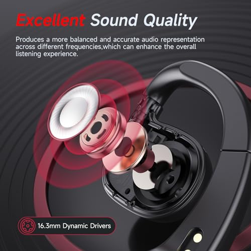 Open Ear Bluetooth Wireless Earbuds with Microphone M1093