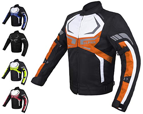 Red Waterproof CE Armored Motorcycle Jacket L351192