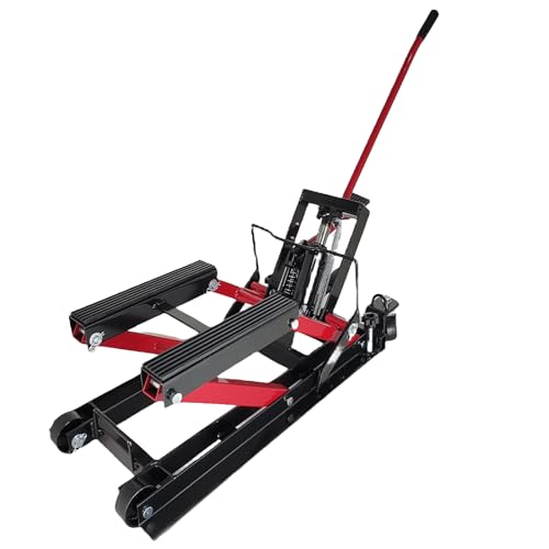 1500 LBS Hydraulic Motorcycle Lift Jack with Wheels K247