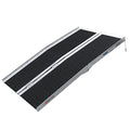 Non-Skid Folding Aluminum Wheelchair Ramp, Holds Up to 600 lbs H922994