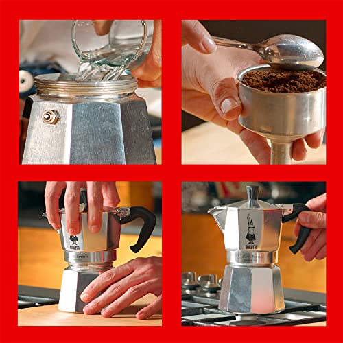 Silver 6 Cup Moka Express H934