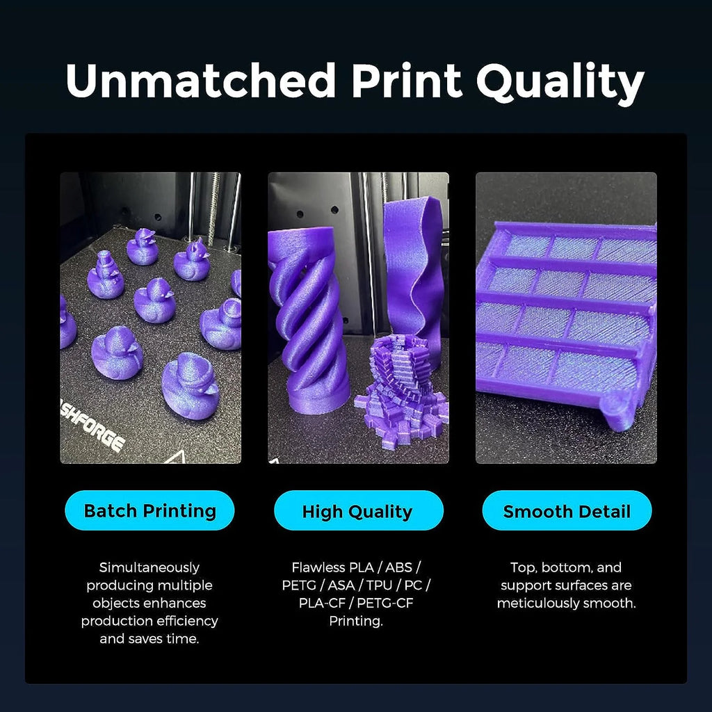 High Speed 3D Printer with Enclosed Chamber, 8.7 x 8.7 x 8.7'' F723944