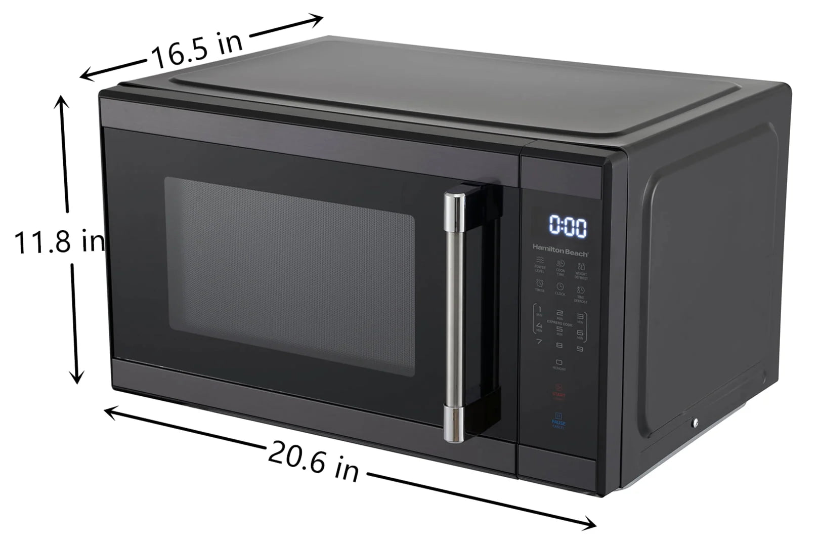 1.1 cu ft Stainless Steel Countertop Microwave Oven I978119