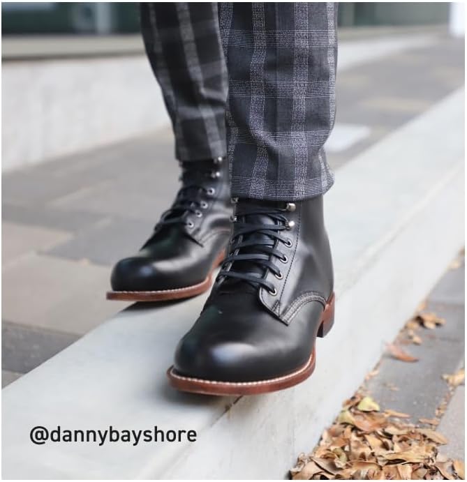 Black Leather 1000 Mile Fashion Boot S776385