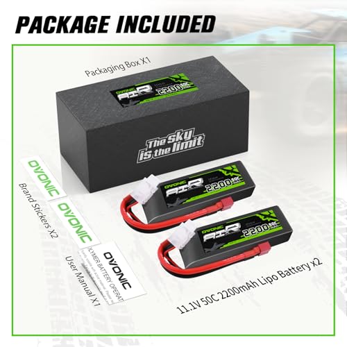 3S 2200mAh 11.1V 50C Lipo Battery with Dean-Style T Connector Y678