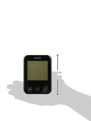 Black Digital Thermometer and Hygrometer F42465