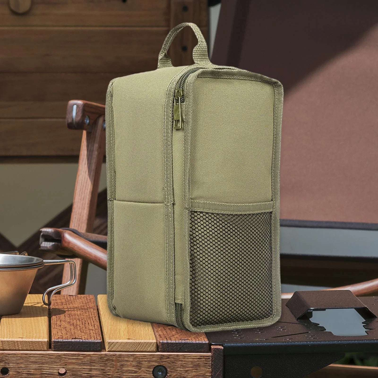 Gas Lantern Carry Bag Camping Light Protector Case with Handle Waterproof Storage Pouch Z3817