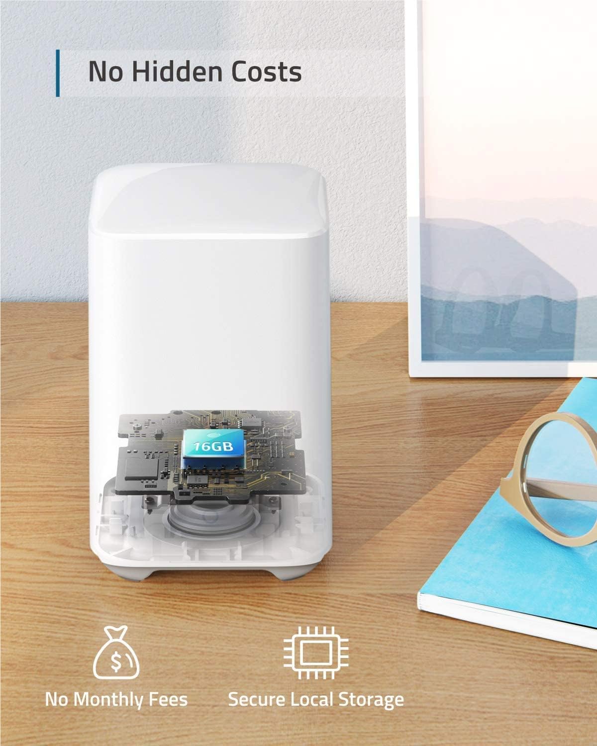 Wireless Home Security System with 1080p HD and Night Vision C992841