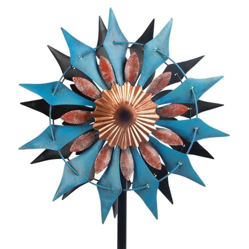 13.4" x 66" Metal Kinetic Wind Spinner O7599