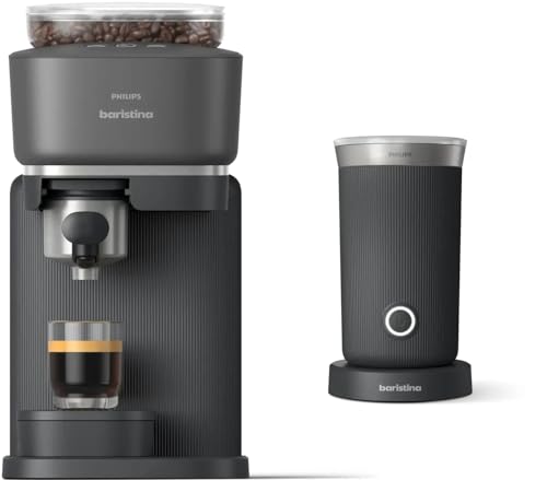 Compact Espresso Machine with Automatic Grinder, 16 Bar Pump Pressure, Black G7310