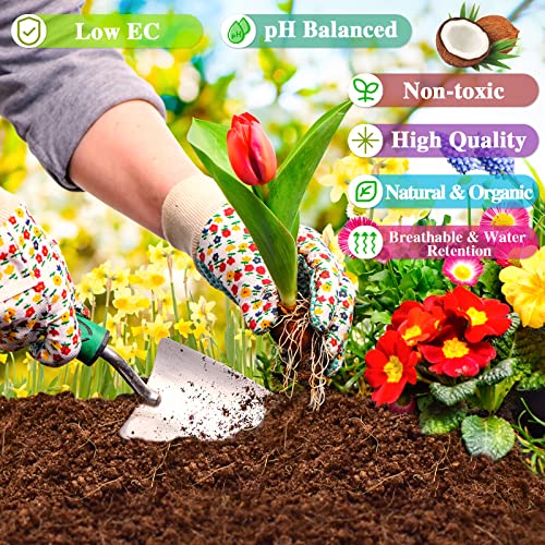 10 Pack 24 Gallons 14Lbs Compressed Coco Coir Potting Soil Z351605