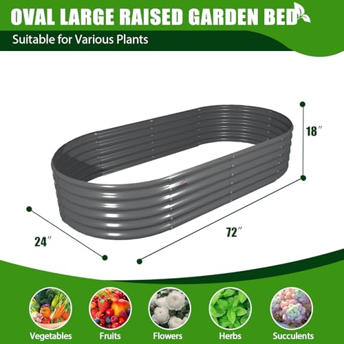 Quartz Grey Galvanized Raised Garden Beds M433423