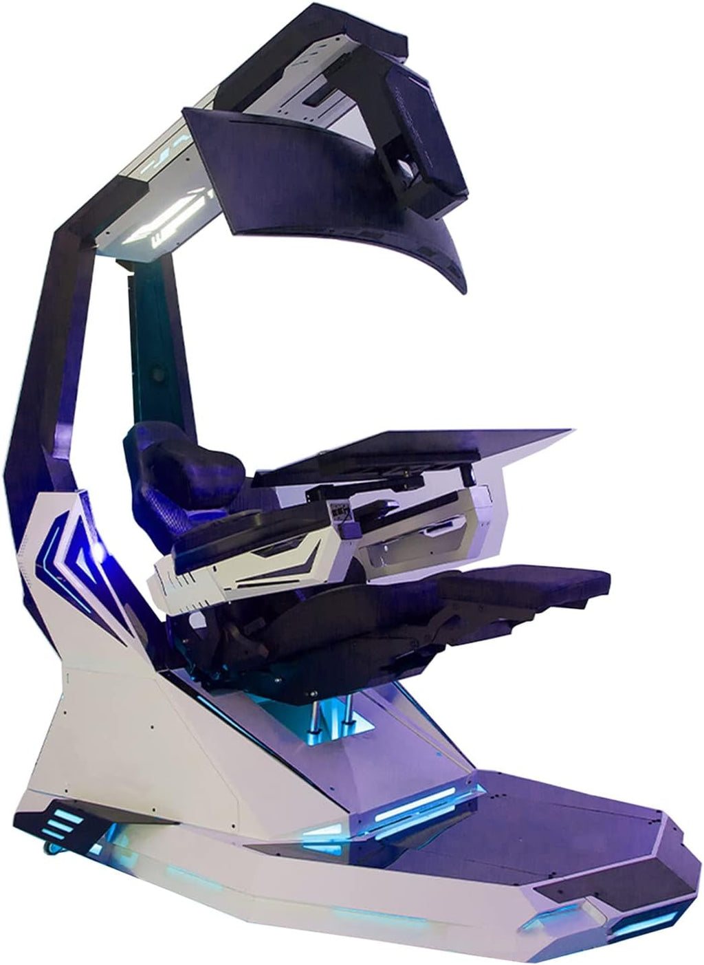 Ergonomic Game Chair with Pedals and Massage Y168070