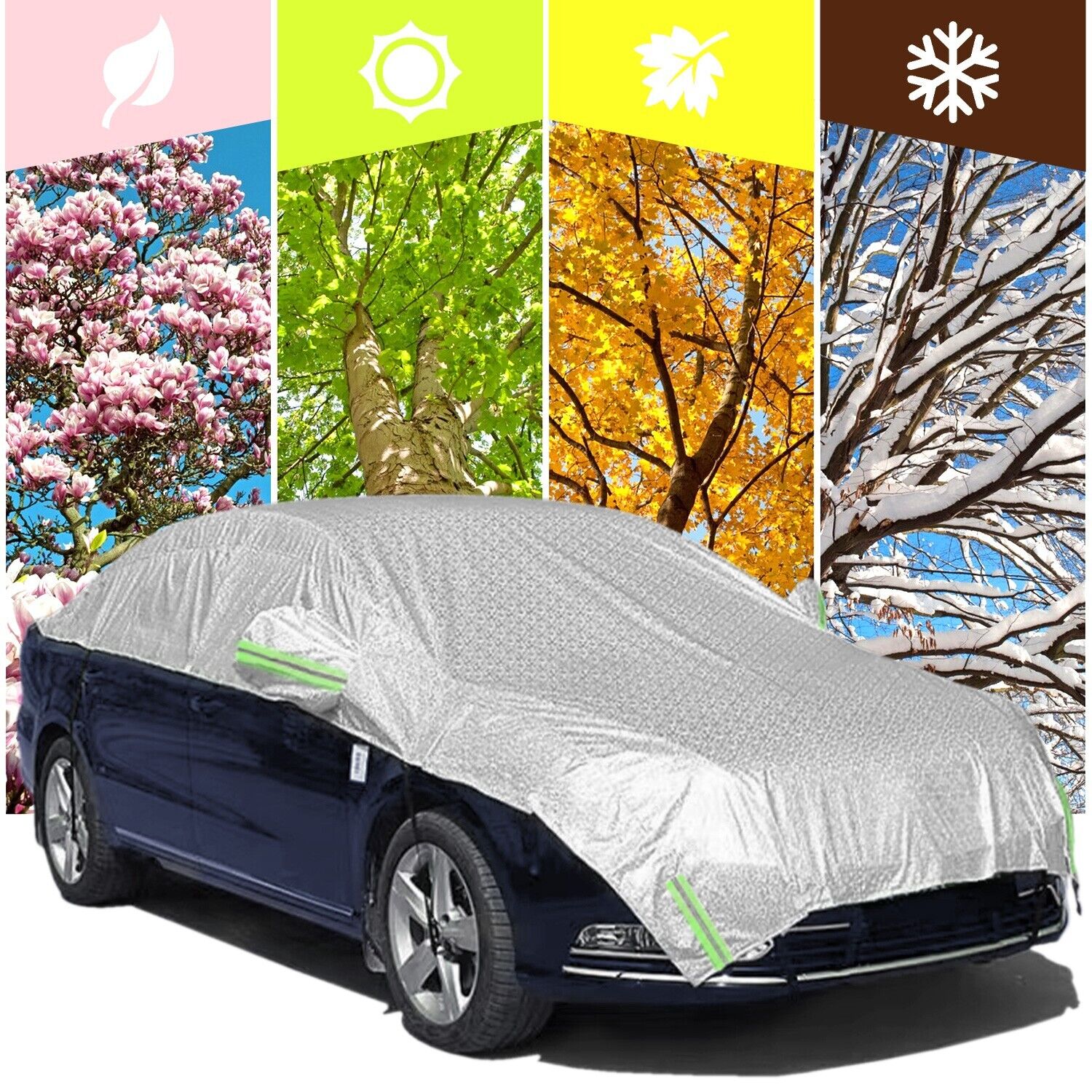 Half Car Windshield Snow Cover U9609