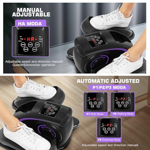 Electric Seated Pedal Exerciser with LCD Display F75881