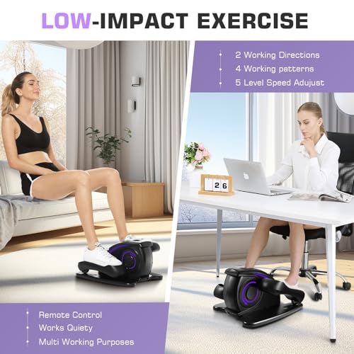 Electric Seated Pedal Exerciser with LCD Display F75881