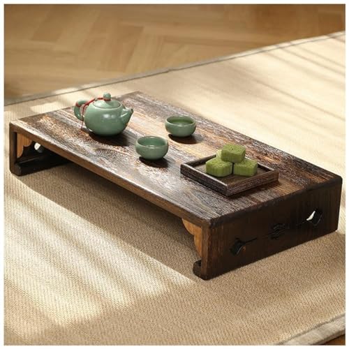 Japanese Tatami Low Table Wooden Coffee Table Portable Mini Furniture (40x30x11cm) Q437490