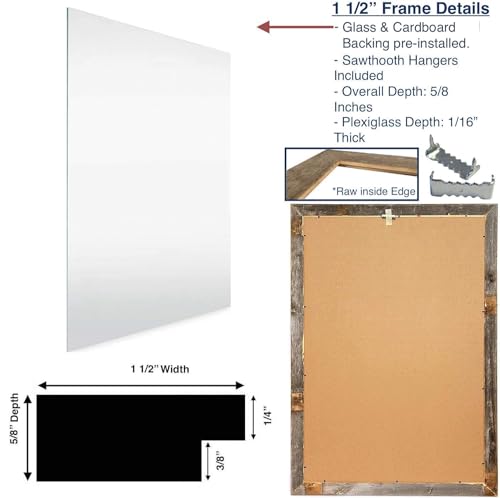 Natural Weathered Gray 11x14 Picture Frame V56001