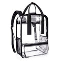 Clear Backpack Heavy Duty Transparent PVC See-Through Bookbags O4327