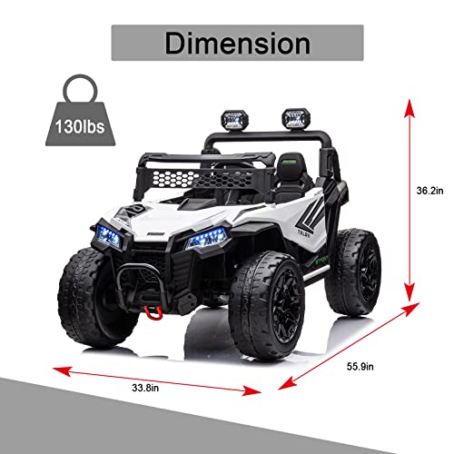 24V Battery Powered 2 Seater Ride on Truck with Remote Control B80491
