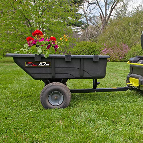 10 cu.ft. 650lb Heavy Duty Poly Utility Cart & Dump Trailer H991407