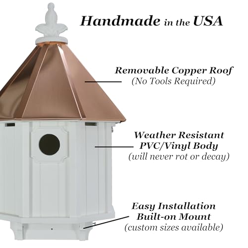Duplex Bird House with Copper Roof G21777