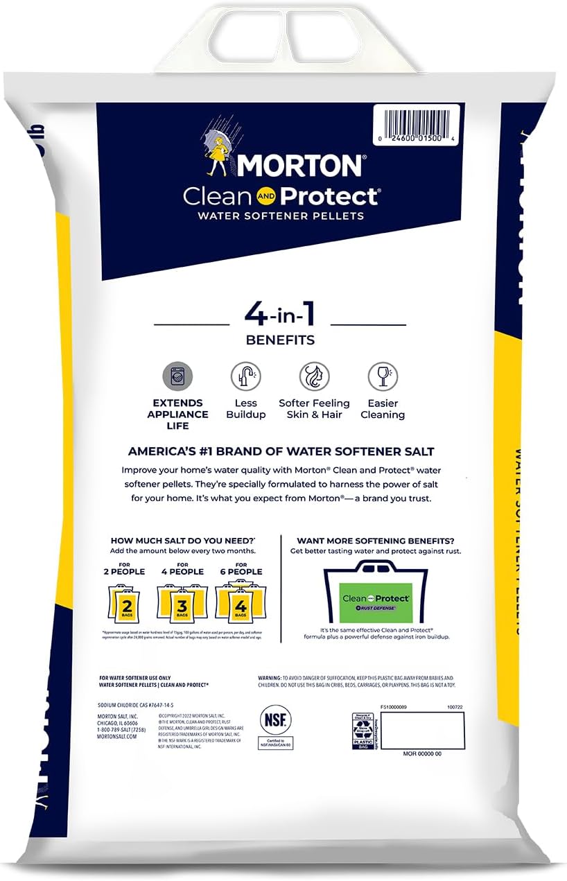 40lbs Water Softener Salt Pellets U52734
