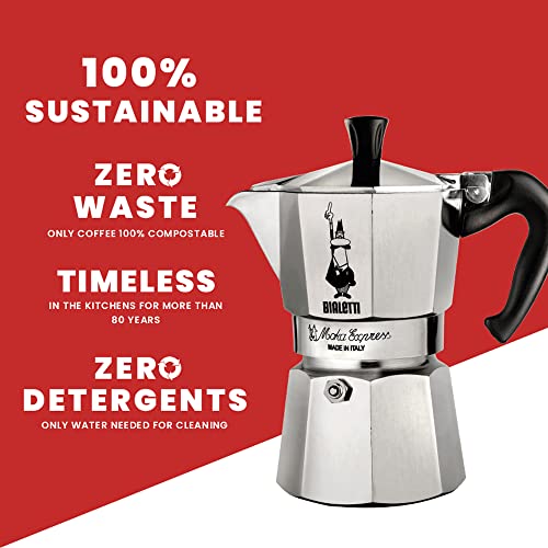 Silver 6 Cup Moka Express H934