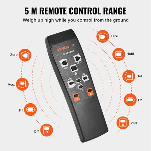 2200 lbs Digital Crane Scale with Remote Control B506593