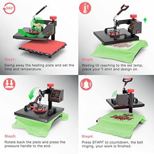 12 x 15 Inch 5 in 1 Heat Press Machine D987675
