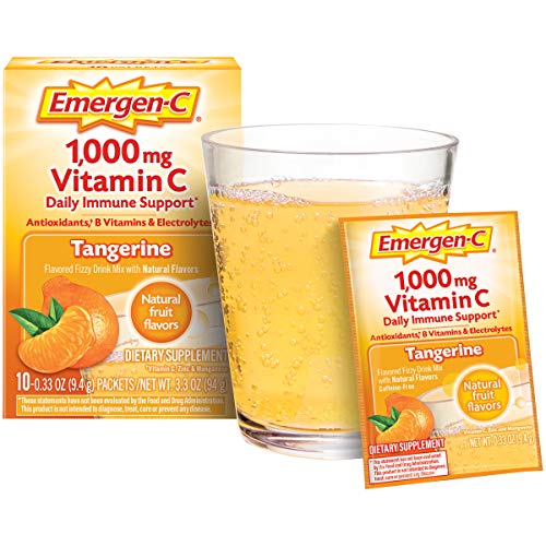 1000mg Vitamin C Powder, Tangerine Flavor - 10 Count G746