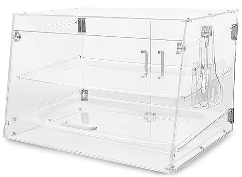 3 Tray Acrylic Pastry Display Case with Serving Tong G1153
